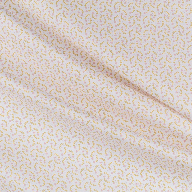 Popelín Infantil Rosas Blanca - Ribes y Casals