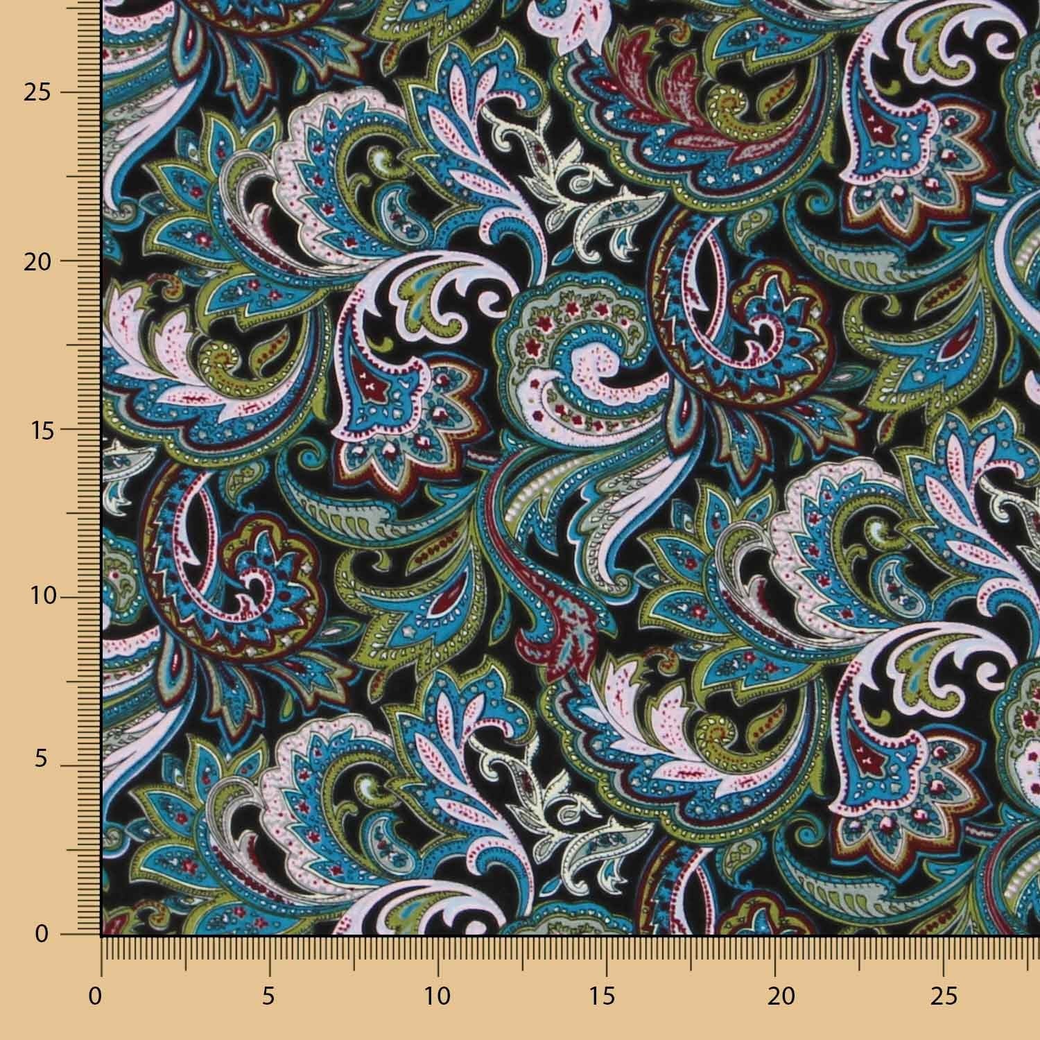 Popelín Istambul Verde - Ribes y Casals