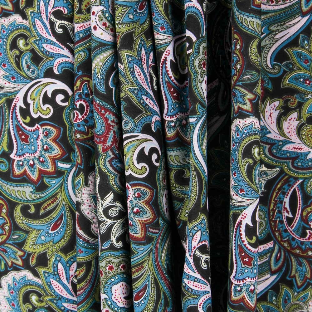 Popelín Istambul Verde - Ribes y Casals