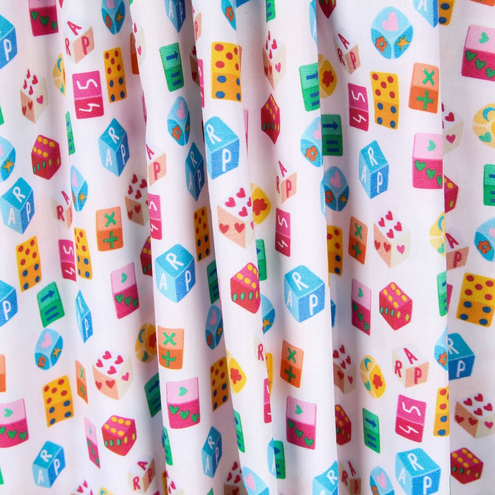 Popelín Juguetes Blanca - Ribes y Casals