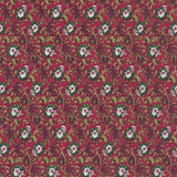 Popelín Liberty Fondo Rojo - Ribes y Casals