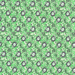 Popelín Liberty Fondo Verde - Ribes y Casals