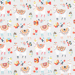 Popelín Llamas Gris - Ribes y Casals