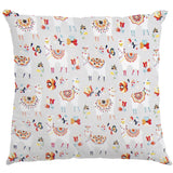 Popelín Llamas Gris - Ribes y Casals