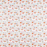 Popelín Llamas Gris - Ribes y Casals