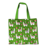 Popelín Llamas Verde - Ribes y Casals