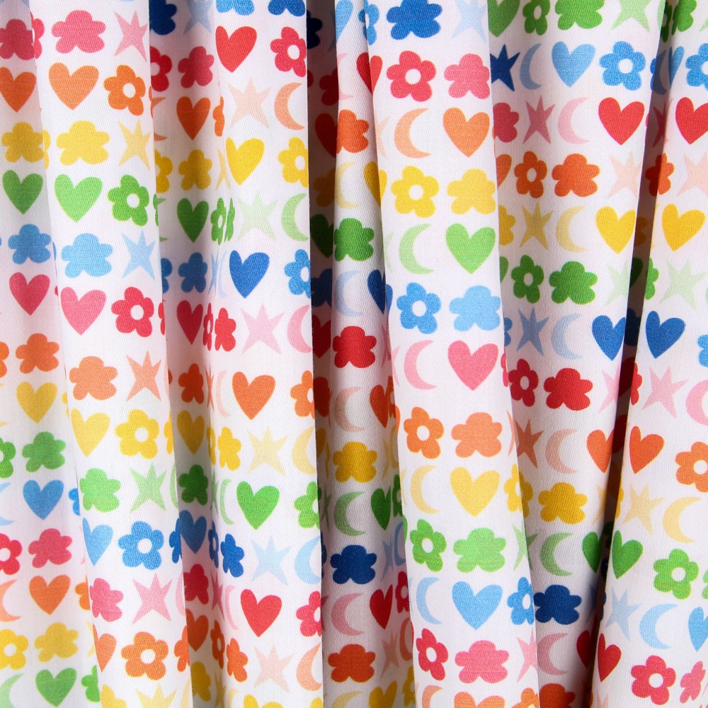 Popelín Love Multicolor - Ribes y Casals