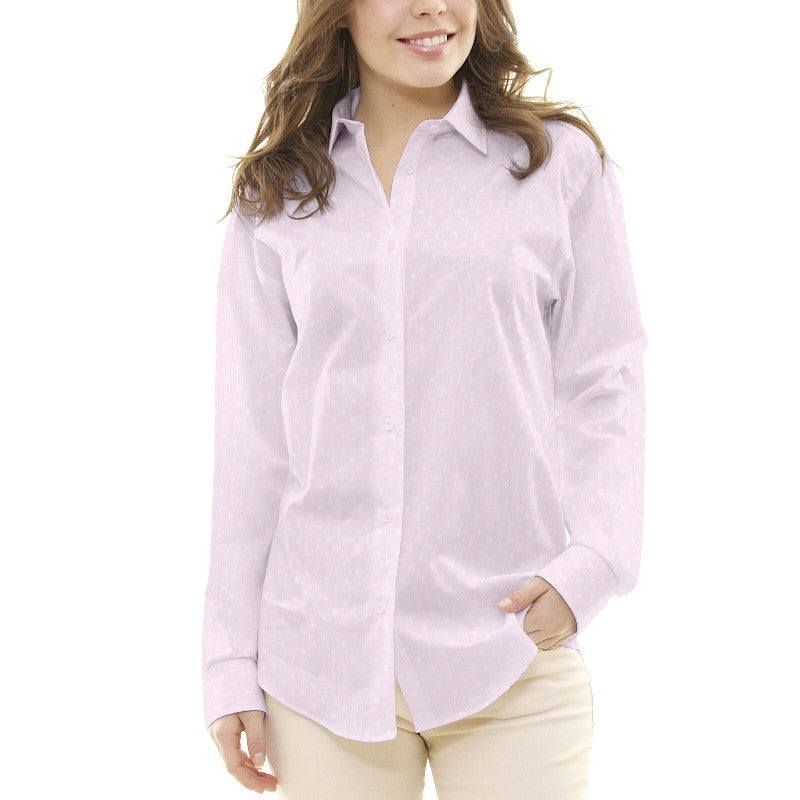 Popelín Lunar Aguja Rosa - Ribes y Casals