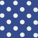Popelín Lunares Dots Azul - Ribes y Casals