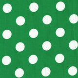 Popelín Lunares Dots Verde - Ribes y Casals