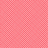 Popelín Lunares Flamenca Fondo Coral 2mm - Ribes y Casals