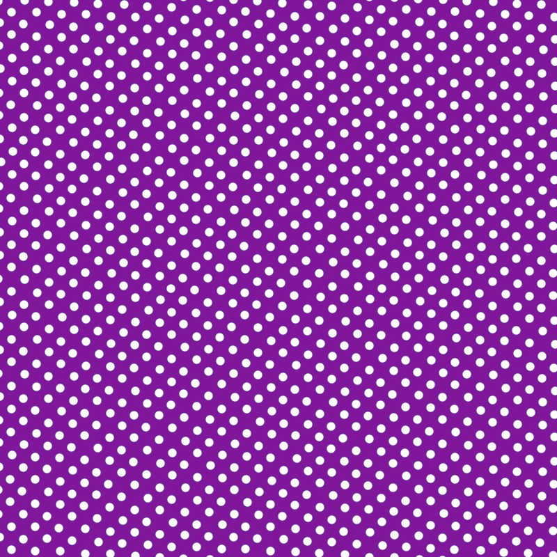 Popelín Lunares Flamenca Fondo Morado 2mm - Ribes y Casals