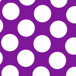 Popelín Lunares Flamenca Fondo Morado 60mm - Ribes y Casals