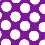 Popelín Lunares Flamenca Fondo Morado 60mm - Ribes y Casals