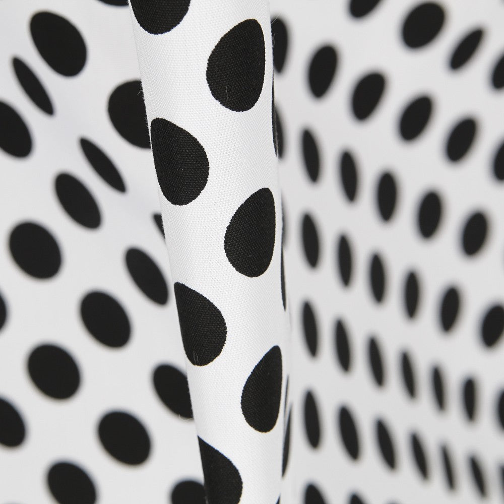 Popelín Lunares Flamenca Negro 15mm - Ribes y Casals