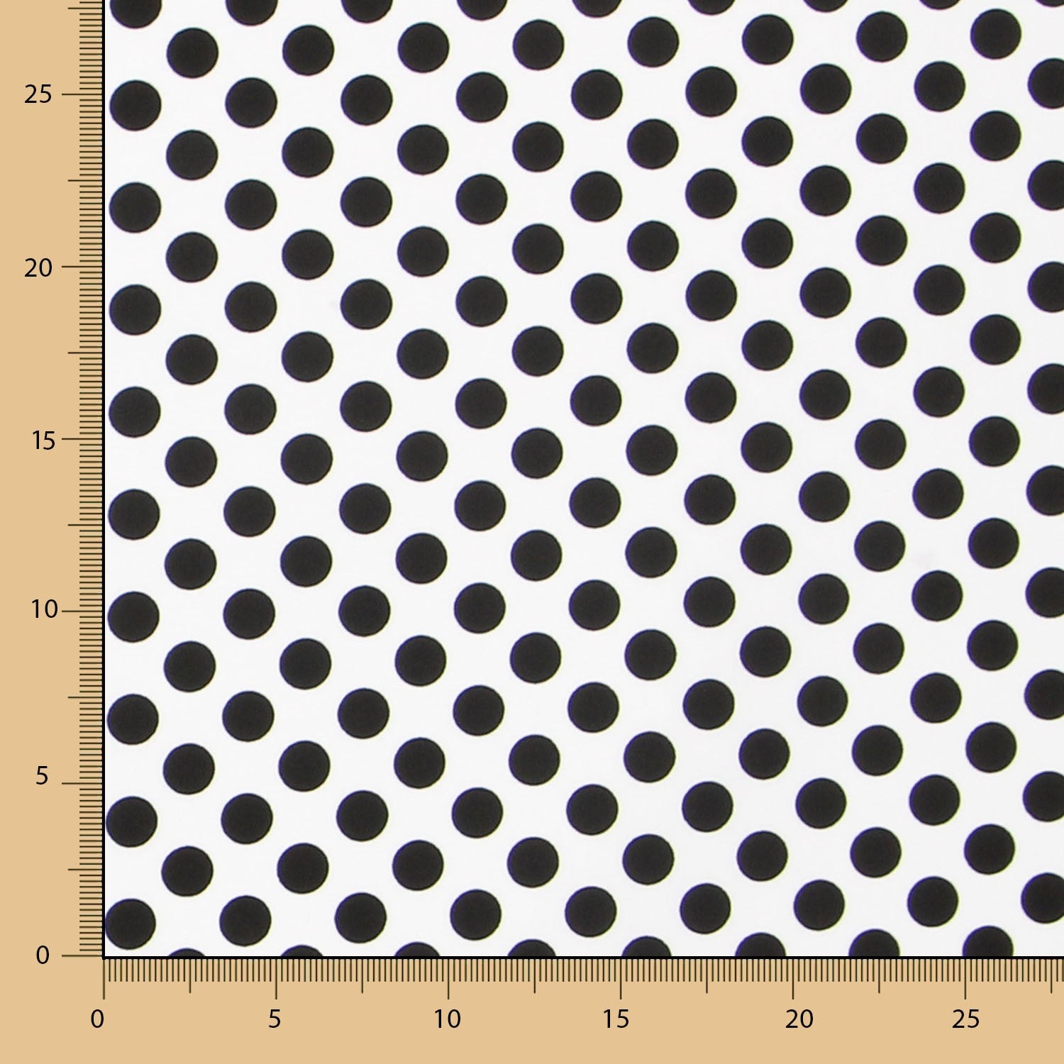 Popelín Lunares Flamenca Negro 15mm - Ribes y Casals