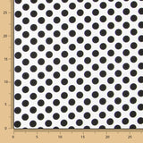 Popelín Lunares Flamenca Negro 15mm - Ribes y Casals
