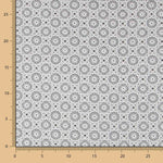 Popelín Mandala Gris - Ribes y Casals