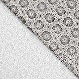 Popelín Mandala Gris - Ribes y Casals