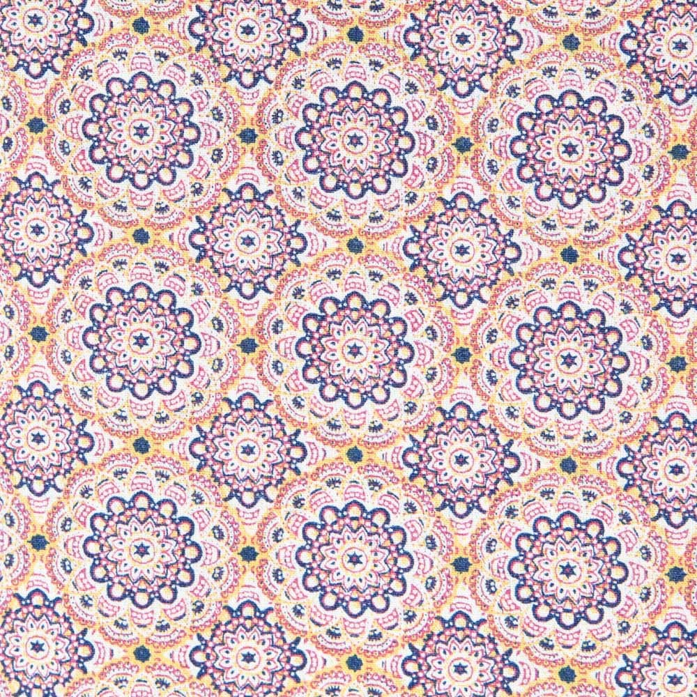 Popelín Mandala Pastel - Ribes y Casals