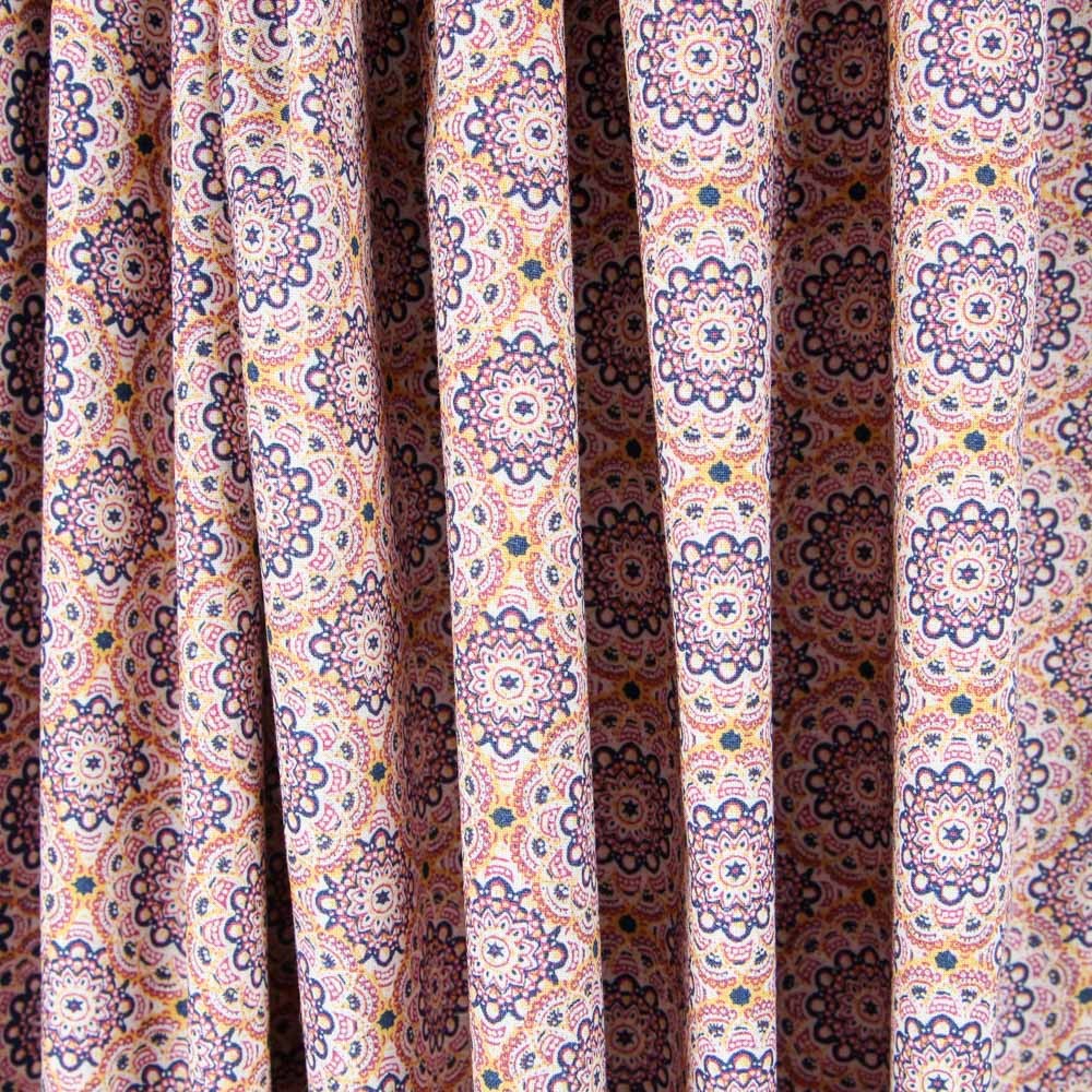 Popelín Mandala Pastel - Ribes y Casals