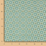 Popelín Mandala Verde - Ribes y Casals