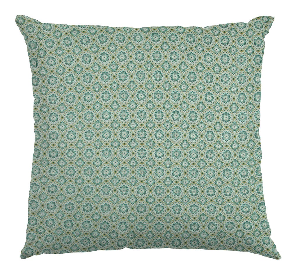 Popelín Mandala Verde - Ribes y Casals