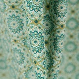 Popelín Mandala Verde - Ribes y Casals