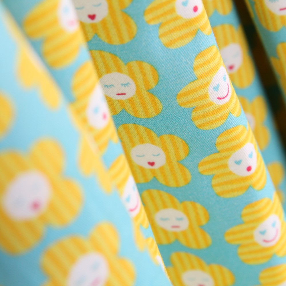 Popelín Margaritas Amarilla - Ribes y Casals