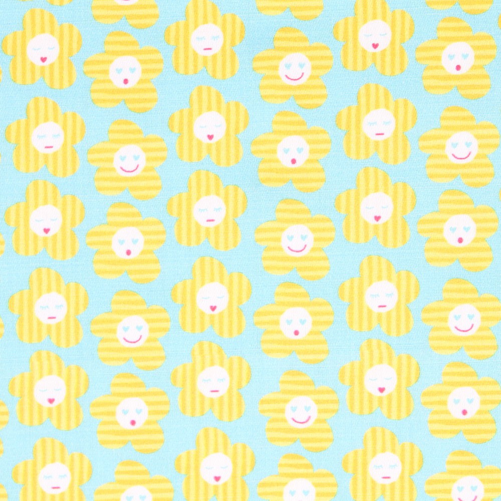 Popelín Margaritas Amarilla - Ribes y Casals