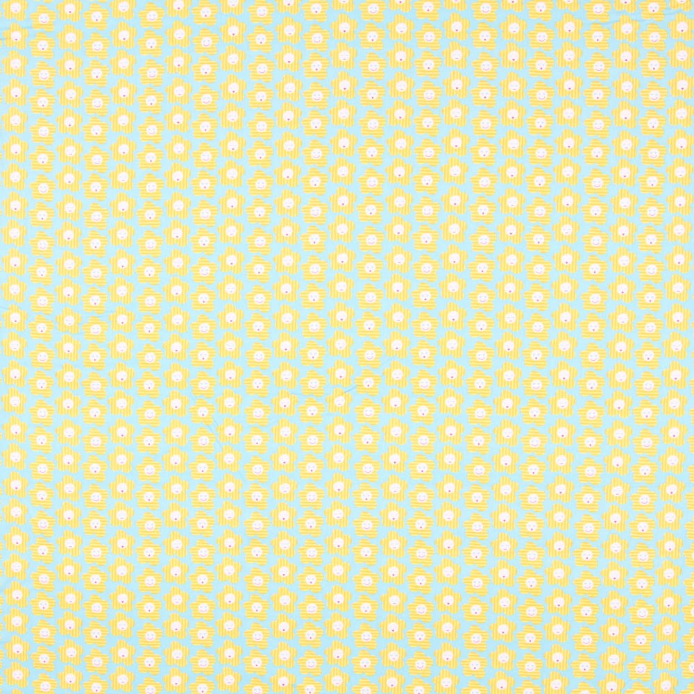 Popelín Margaritas Amarilla - Ribes y Casals