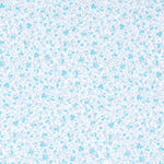 Popelín Mini Bouquet Turquesa - Ribes y Casals