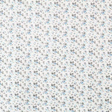 Popelín Moda Bouquet Negra Azul - Ribes y Casals