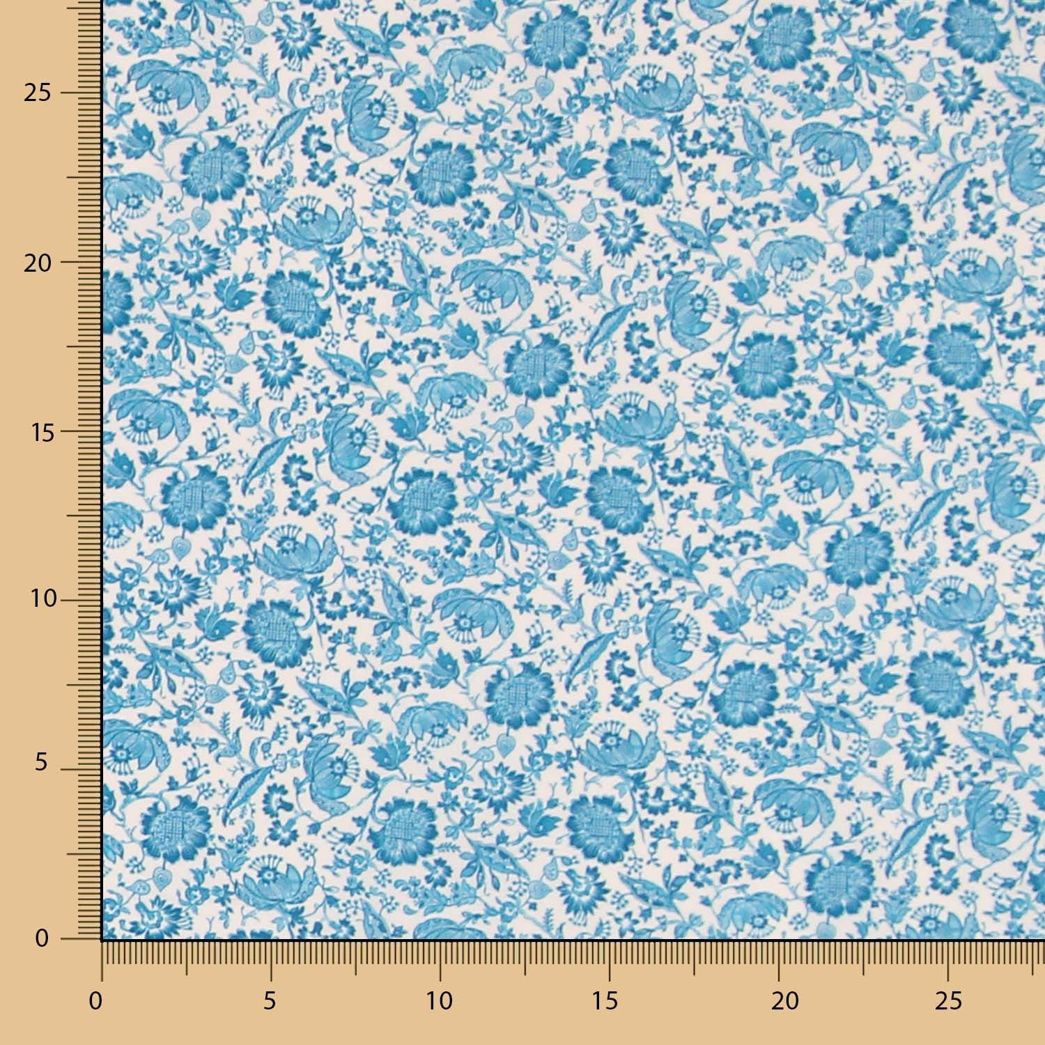 Popelín Moda Dehli Blue - Ribes y Casals