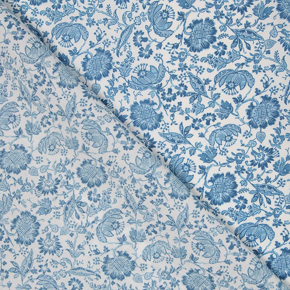 Popelín Moda Dehli Blue - Ribes y Casals