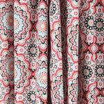 Popelín Mosaico Mandala Rojo - Ribes y Casals
