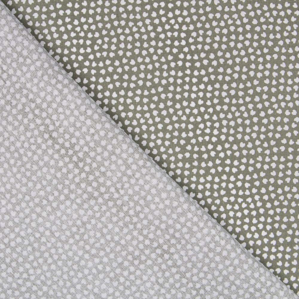 Popelín Motas Verdosa - Ribes y Casals