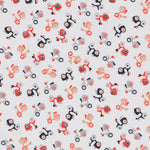 Popelín Motor Rojo - Ribes y Casals