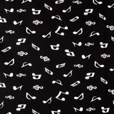 Popelín Musical Negra - Ribes y Casals