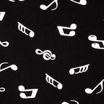 Popelín Musical Negra - Ribes y Casals