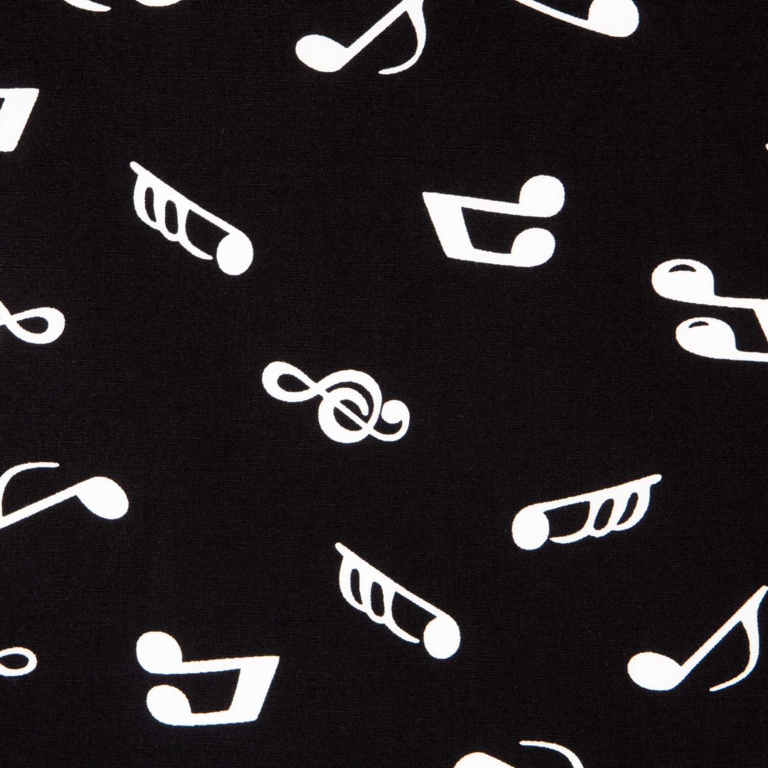 Popelín Musical Negra - Ribes y Casals