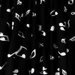 Popelín Musical Negra - Ribes y Casals