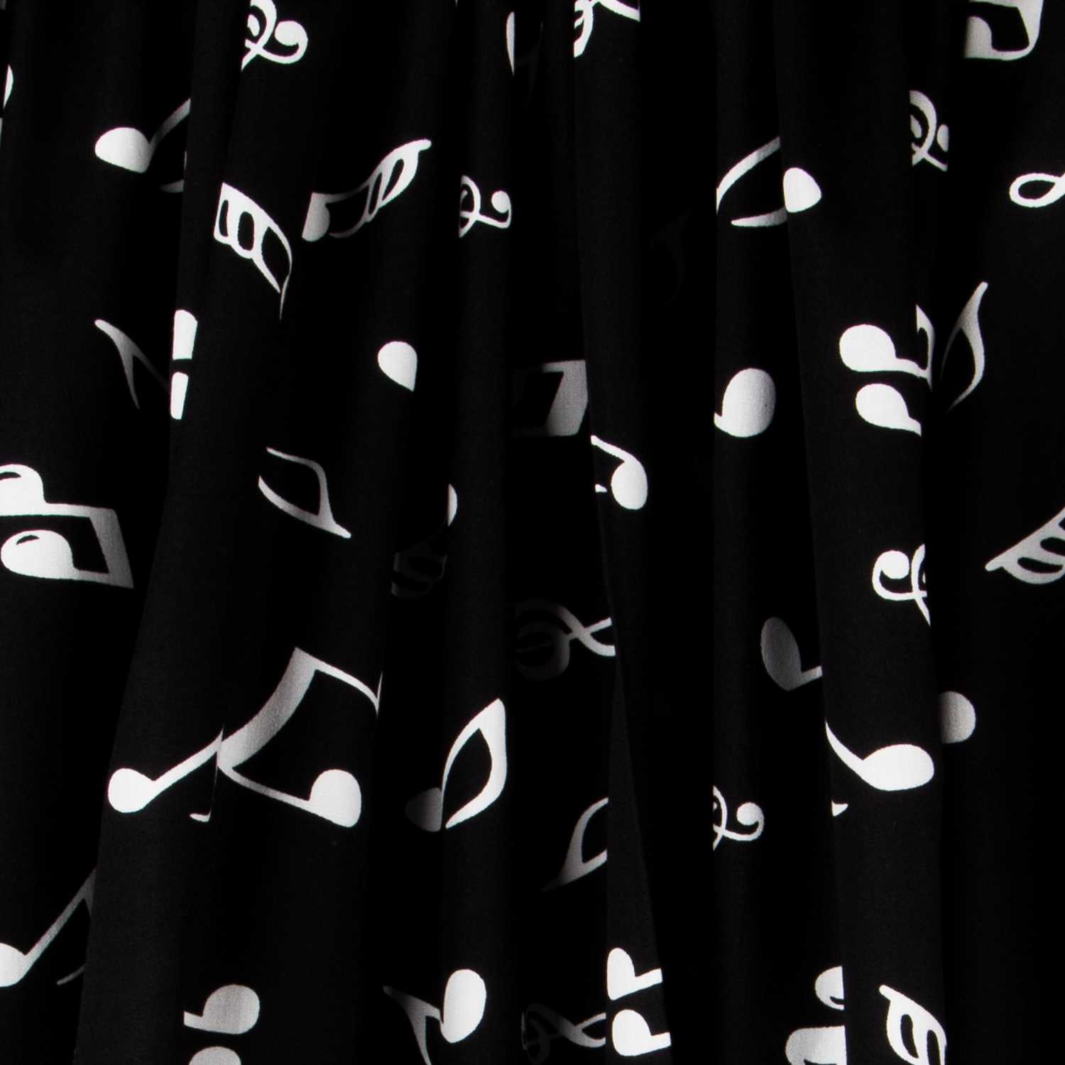 Popelín Musical Negra - Ribes y Casals