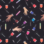 Popelín Nails Negra - Ribes y Casals