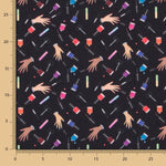 Popelín Nails Negra - Ribes y Casals