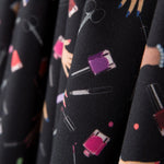 Popelín Nails Negra - Ribes y Casals