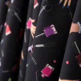 Popelín Nails Negra - Ribes y Casals