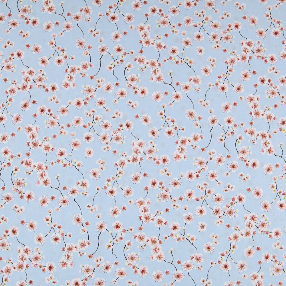 Popelín Naturaleza Azul Cielo - Ribes y Casals
