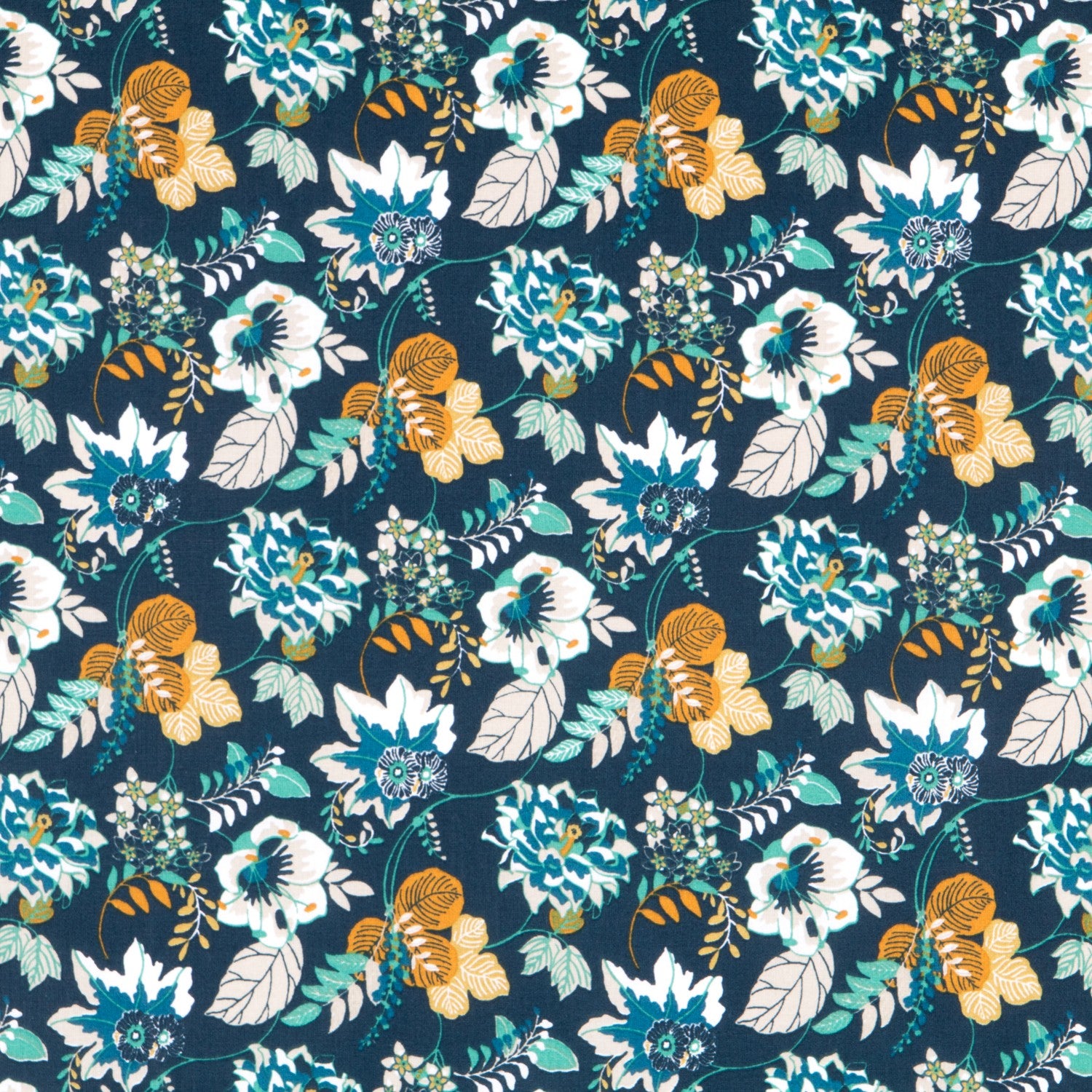 Popelín Nature Petróleo - Ribes y Casals