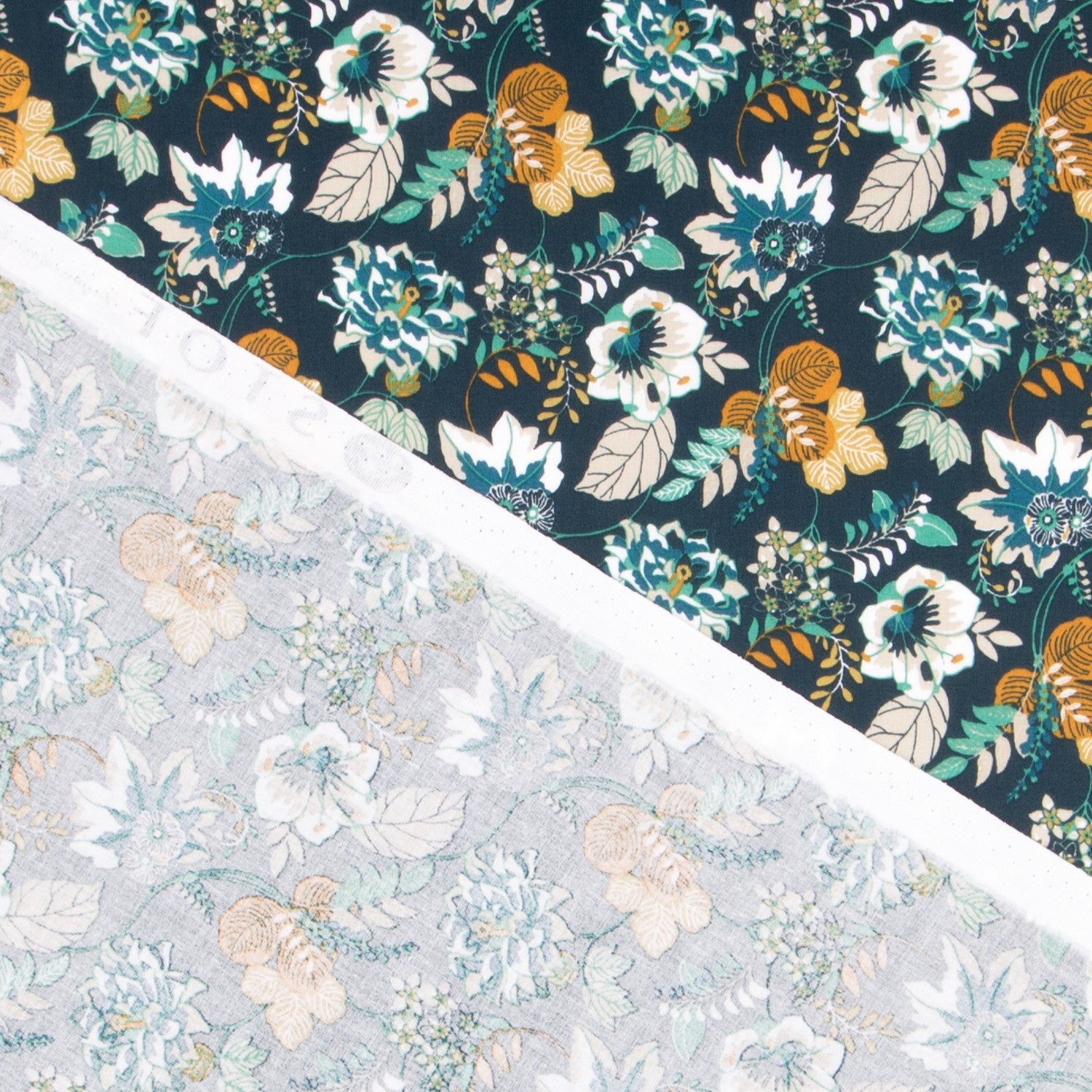 Popelín Nature Petróleo - Ribes y Casals